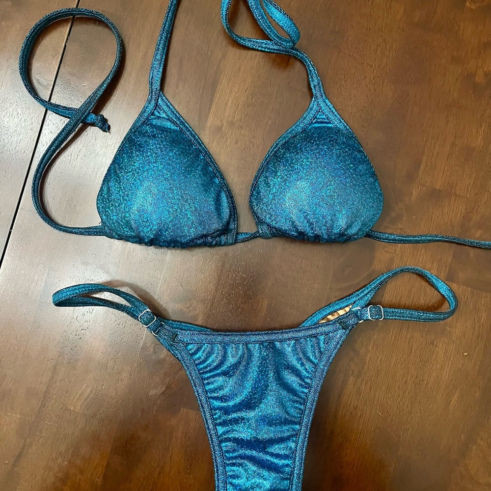 Teal NPC / OCB Bikini Posing Suit